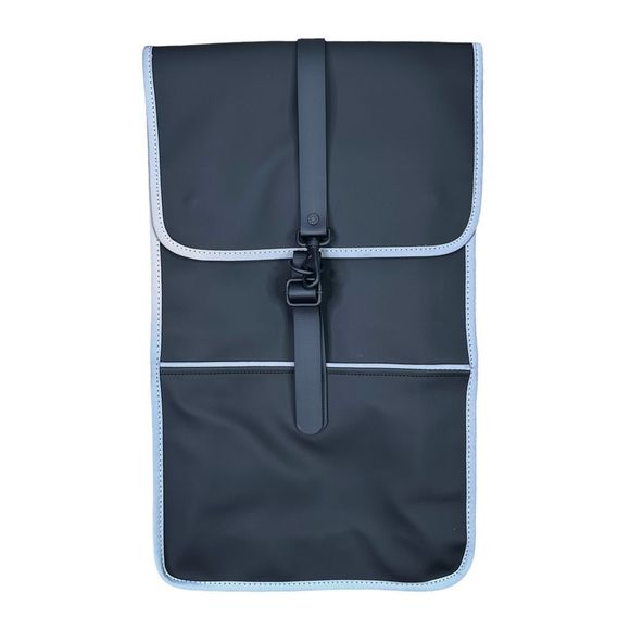 RAINS Backpack Reflective | 70 Black Reflective One Size - 19” x 11.75” x 4.5” - Picture 2 of 10